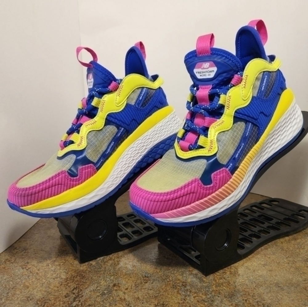 New Balance Test Run PJT 2.0 Shoes‎ Size 8 Rainbow Colorful Mesh Style Athletic